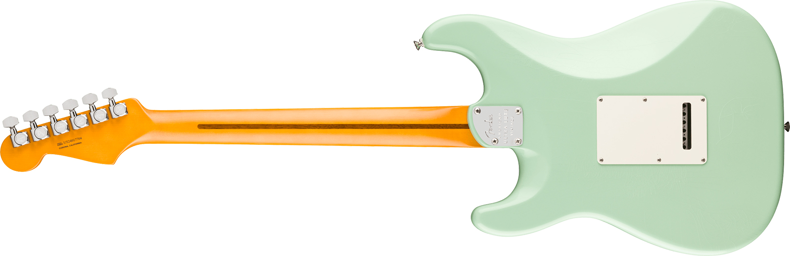 Fender Strat 60s American Ultra Luxe Usa 3s Trem Rw - Surf Green - Str shape electric guitar - Variation 1