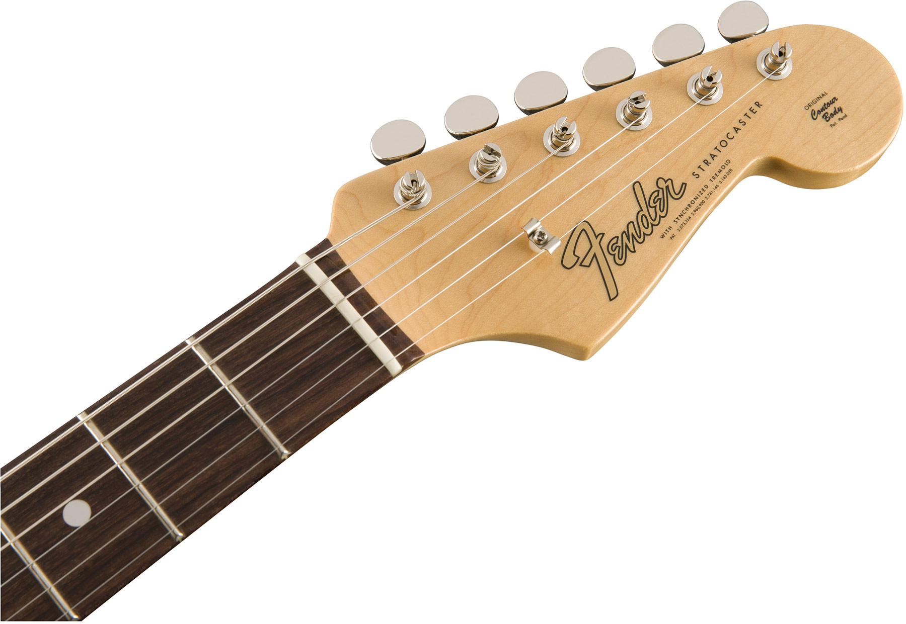 Fender Strat '60s Lh Gaucher American Original Usa Sss Rw - Olympic White - Left-handed electric guitar - Variation 4