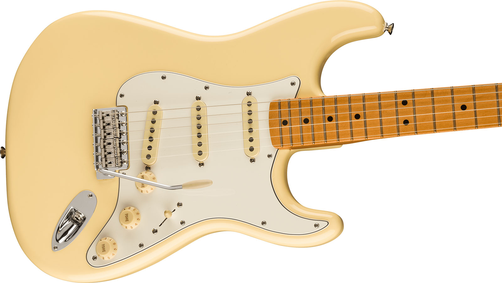 Fender Strat 70s Vintera 2 Mex 3s Trem Mn - Vintage White - Str shape electric guitar - Variation 2