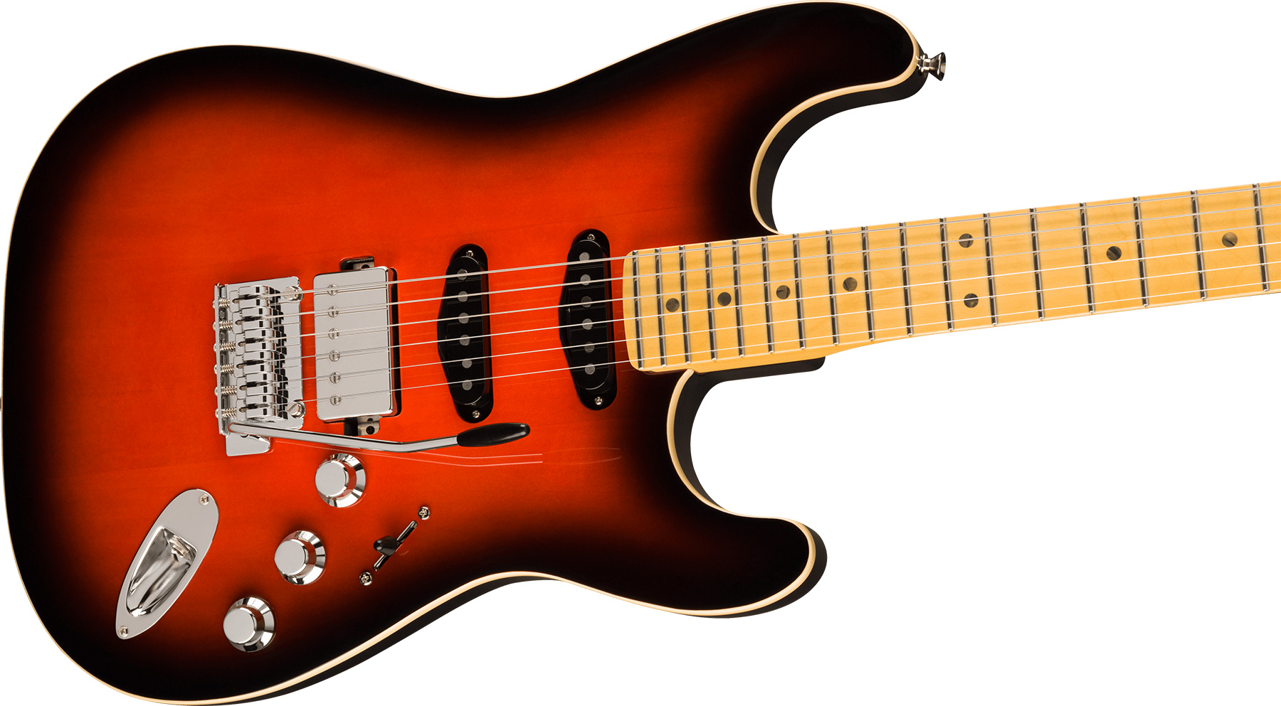Fender Strat Aerodyne Special Jap Trem Hss Mn - Hot Rod Burst - Str shape electric guitar - Variation 2