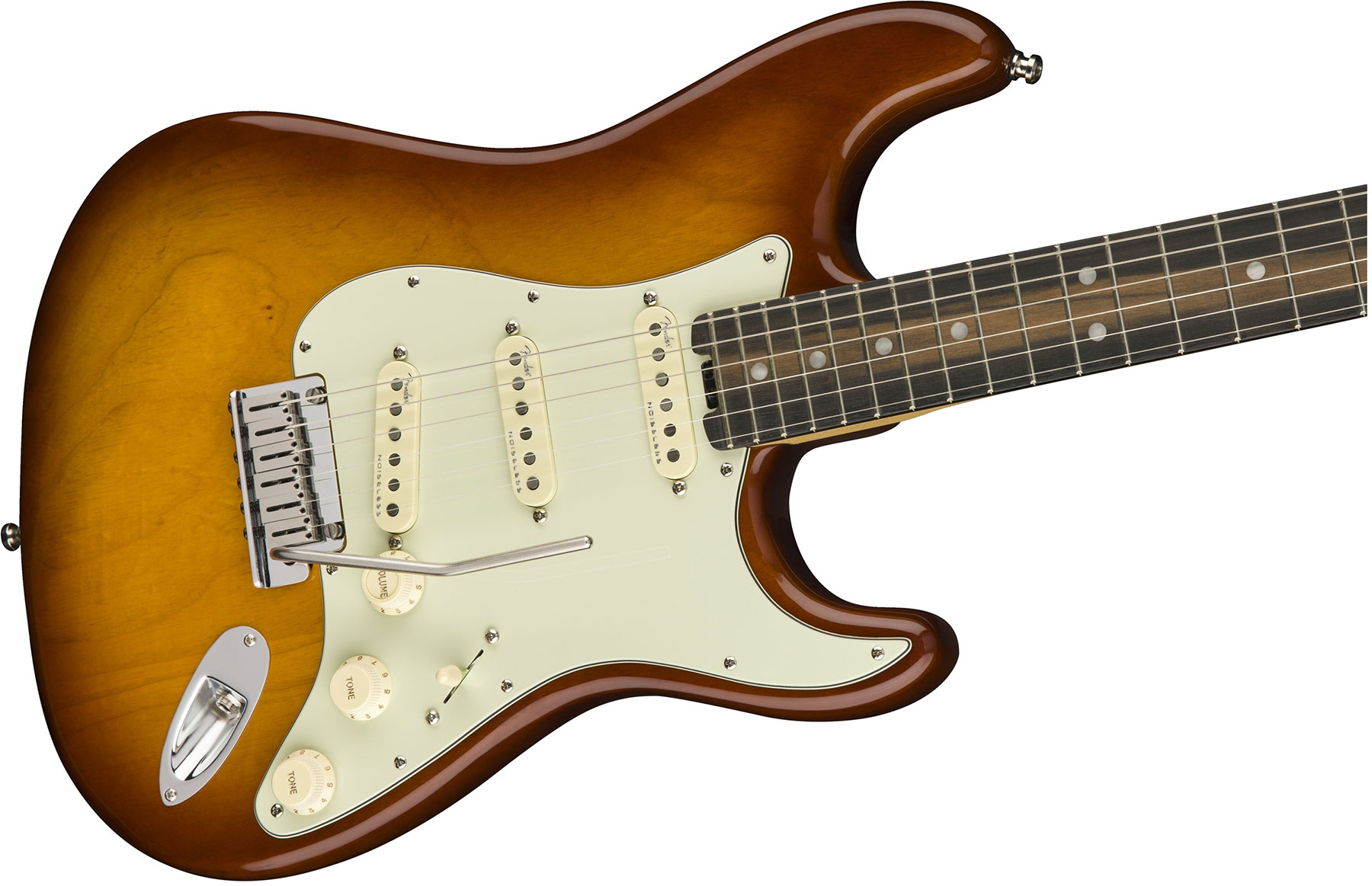 Fender Strat American Elite Usa 2018 3s Eb - Tobacco Sunburst - Str shape electric guitar - Variation 3