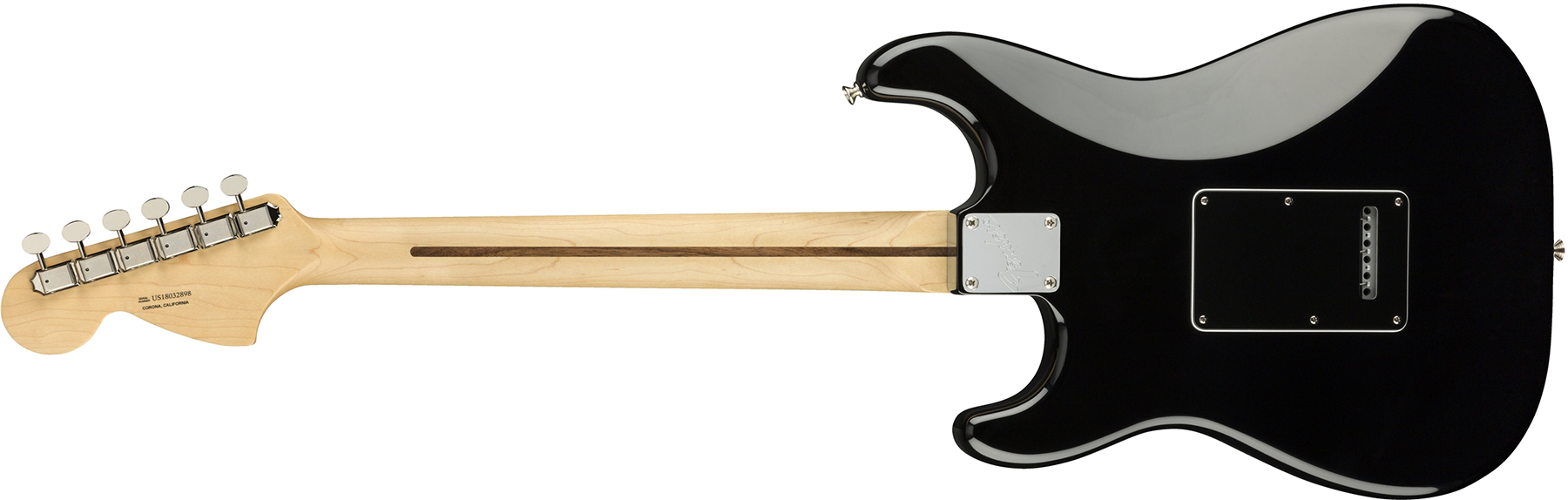 Fender Strat American Performer Usa Hss Mn - Black - Str shape electric guitar - Variation 1