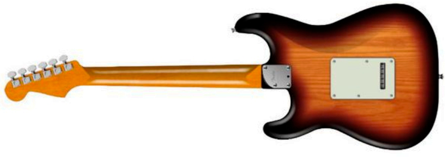 Fender Strat American Pro Ii Ltd 3s Custom Shop Trem Mn - 3-color Sunburst - Str shape electric guitar - Variation 1