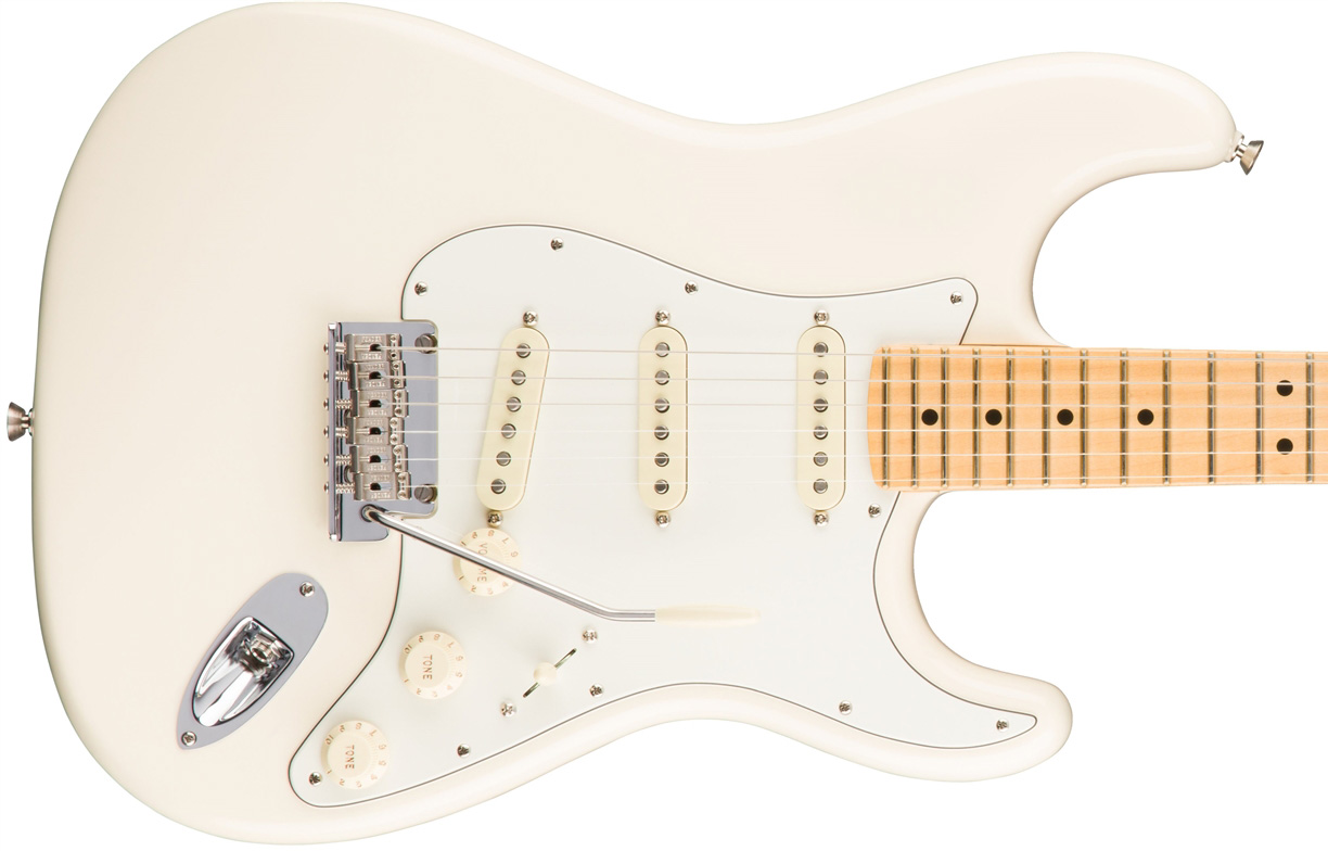 Fender Strat American Professional 2017 3s Usa Mn - Olympic White - Str shape electric guitar - Variation 1