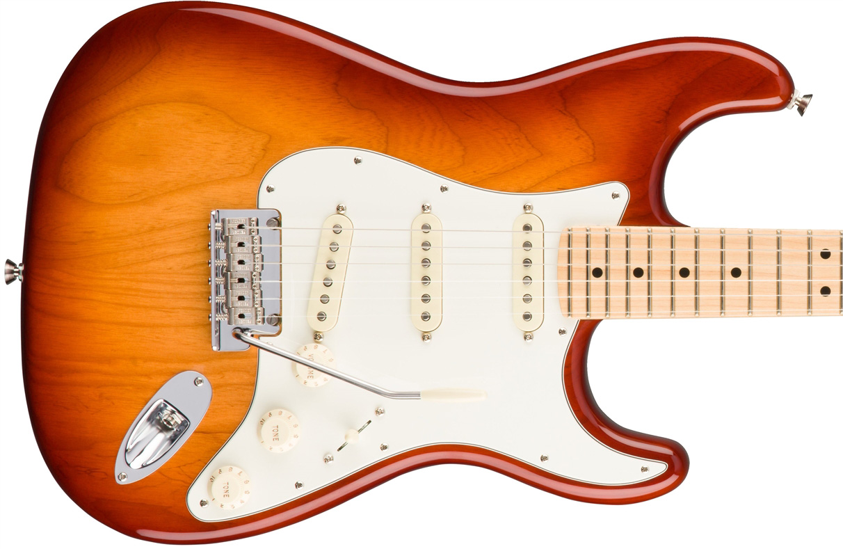 Fender Strat American Professional 2017 3s Usa Mn - Sienna Sunburst - Str shape electric guitar - Variation 1