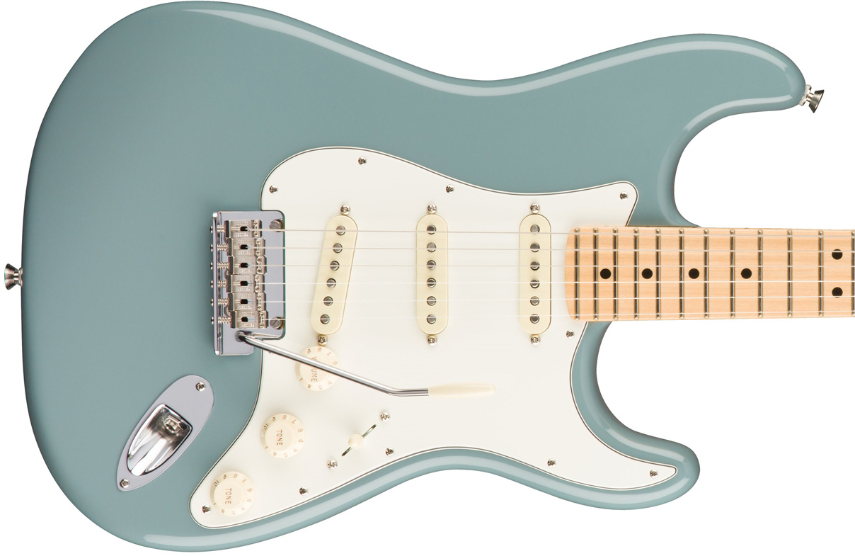 Fender Strat American Professional 2017 3s Usa Mn - Sonic Grey - Str shape electric guitar - Variation 1