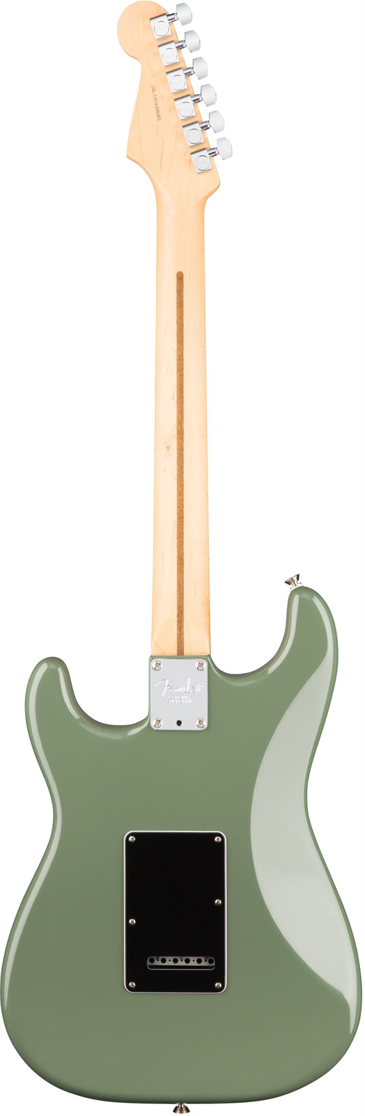 Fender Strat American Professional 2017 3s Usa Mn - Antique Olive - Str shape electric guitar - Variation 2