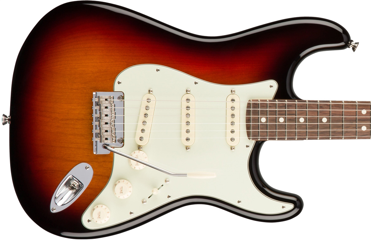 Fender Strat American Professional 2017 3s Usa Rw - 3-color Sunburst - Str shape electric guitar - Variation 1
