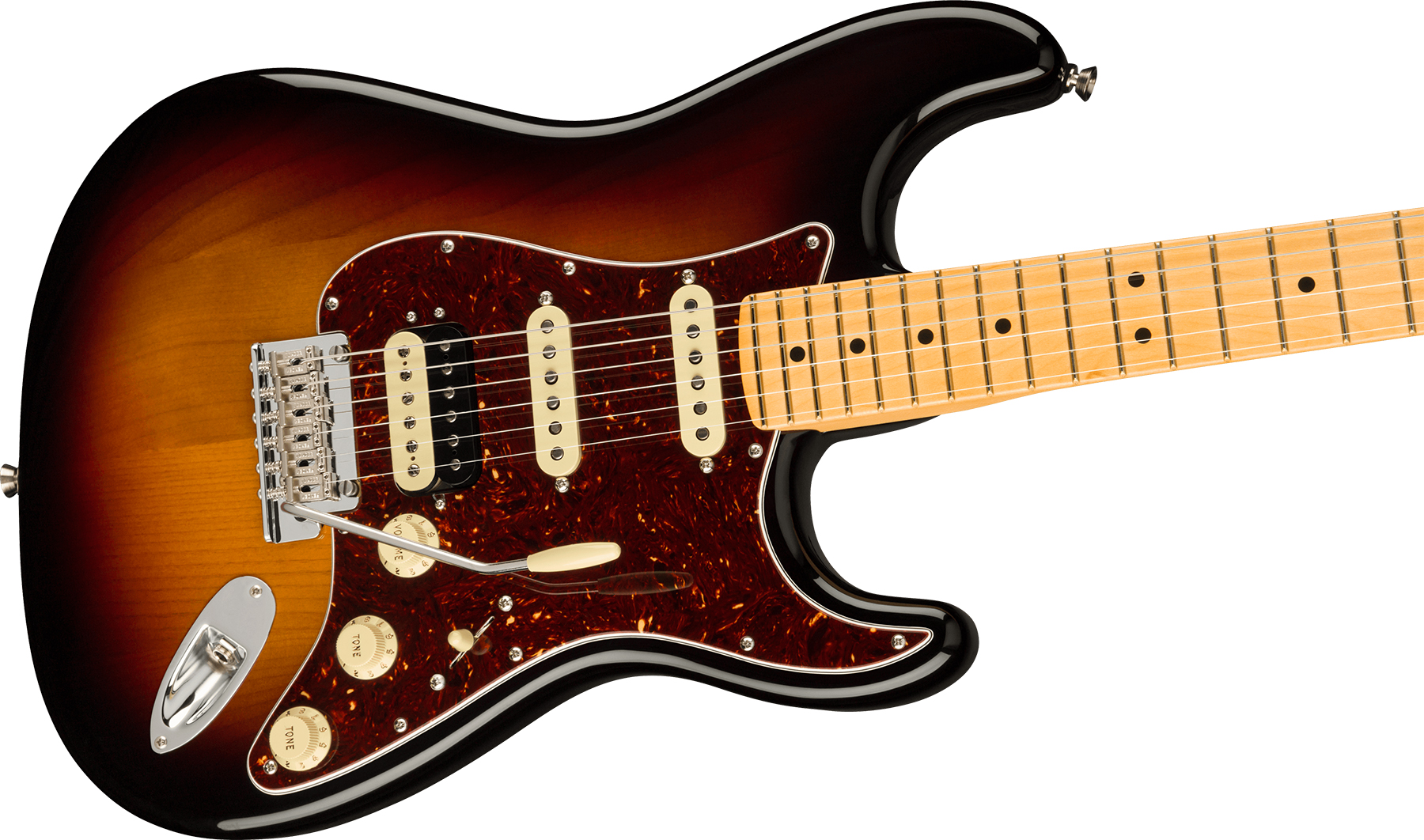 Fender Strat American Professional Ii Hss Usa Mn - 3-color Sunburst - Str shape electric guitar - Variation 2