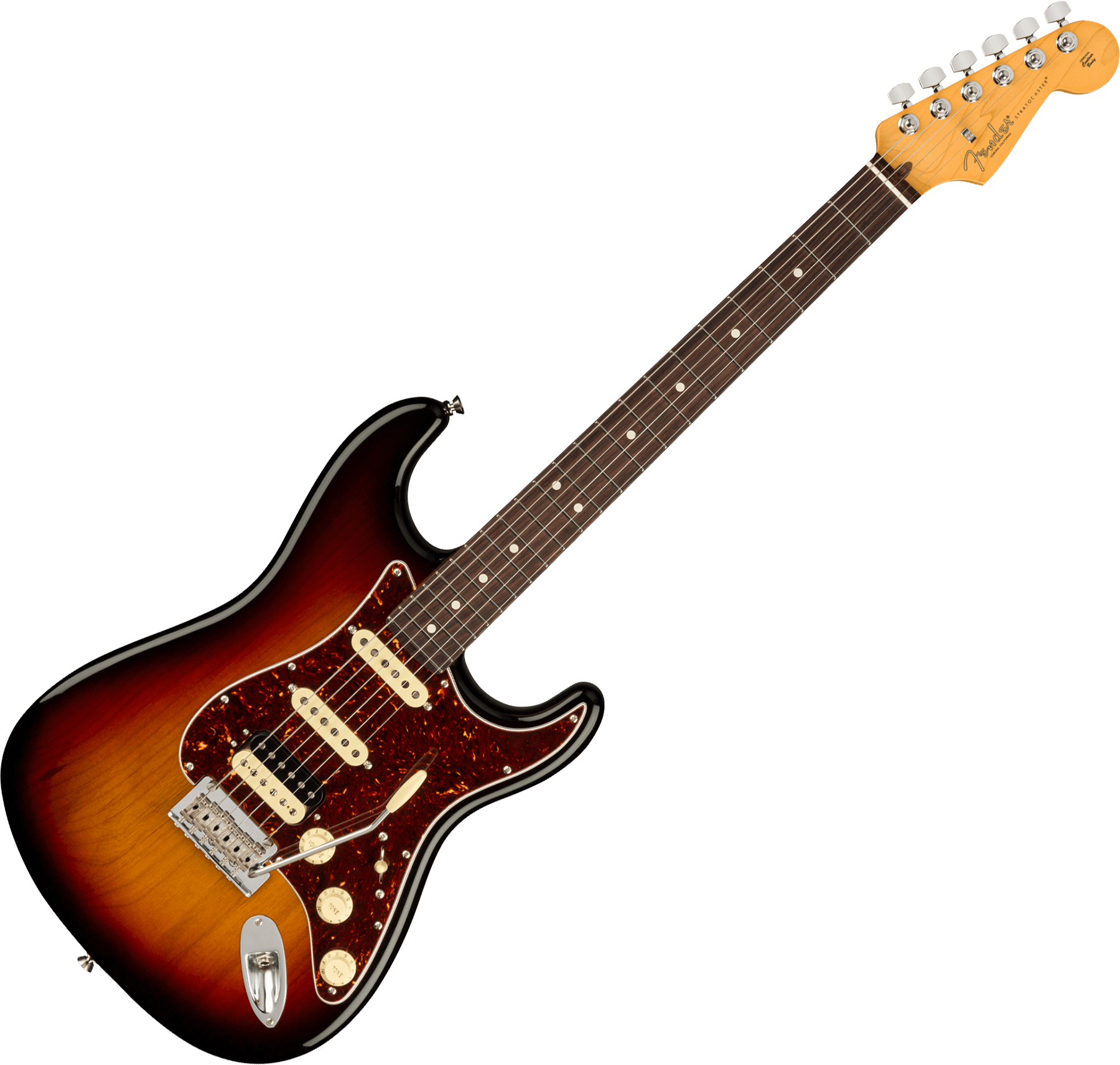 Rosewood Fingerboard Fender American Professional II Stratocaster HSS Electric Guitar 3-Color Sunburst 