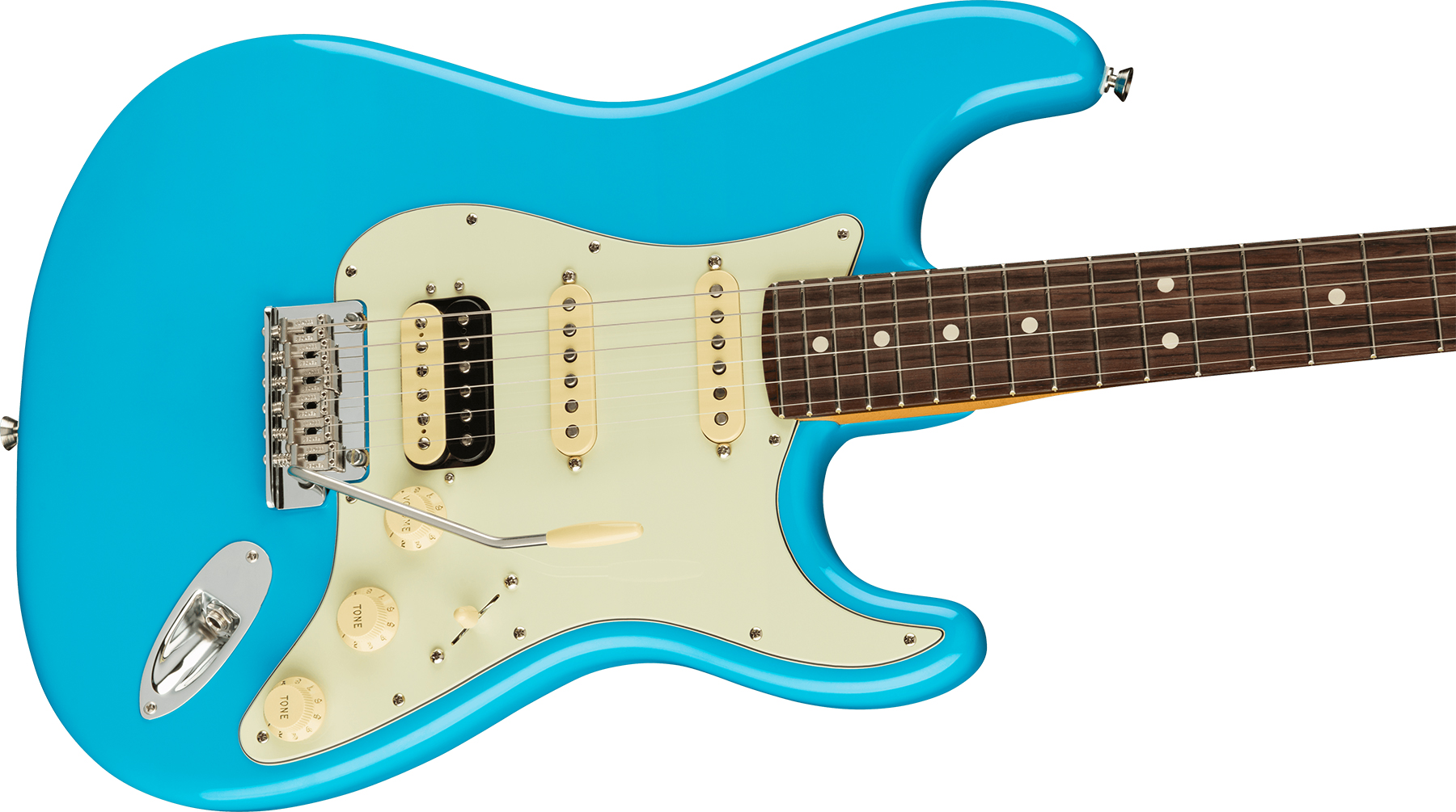 Fender Strat American Professional Ii Hss Usa Rw - Miami Blue - Str shape electric guitar - Variation 2