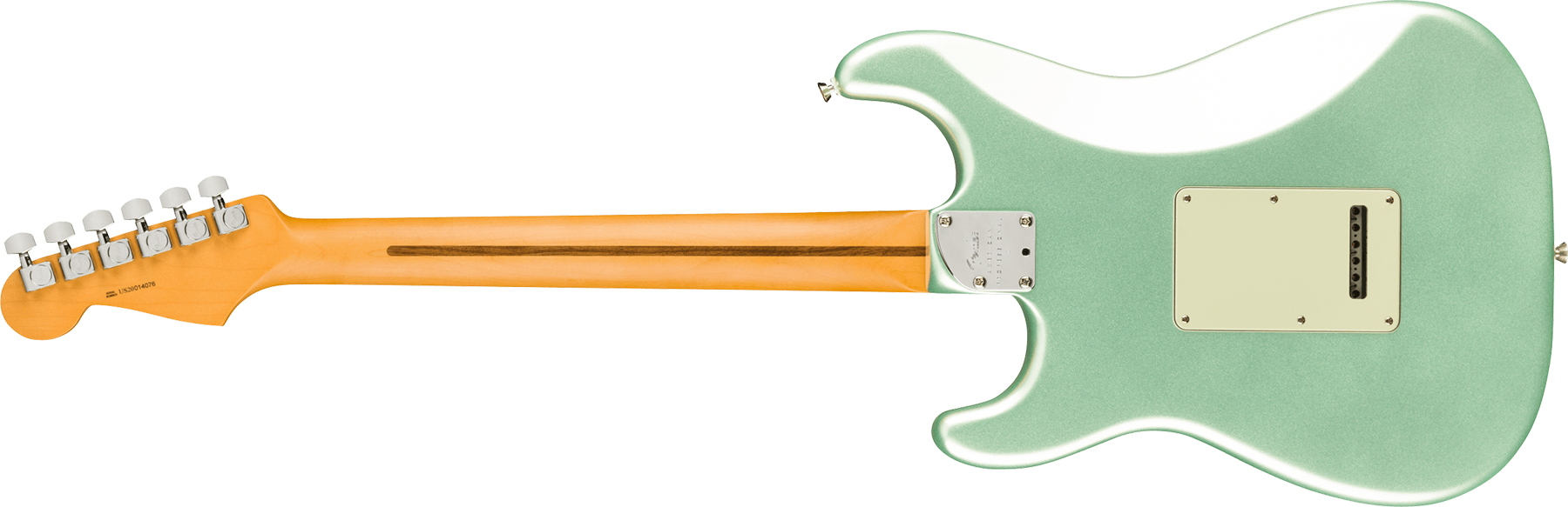 Fender Strat American Professional Ii Lh Gaucher Usa Mn - Mystic Surf Green - Left-handed electric guitar - Variation 1
