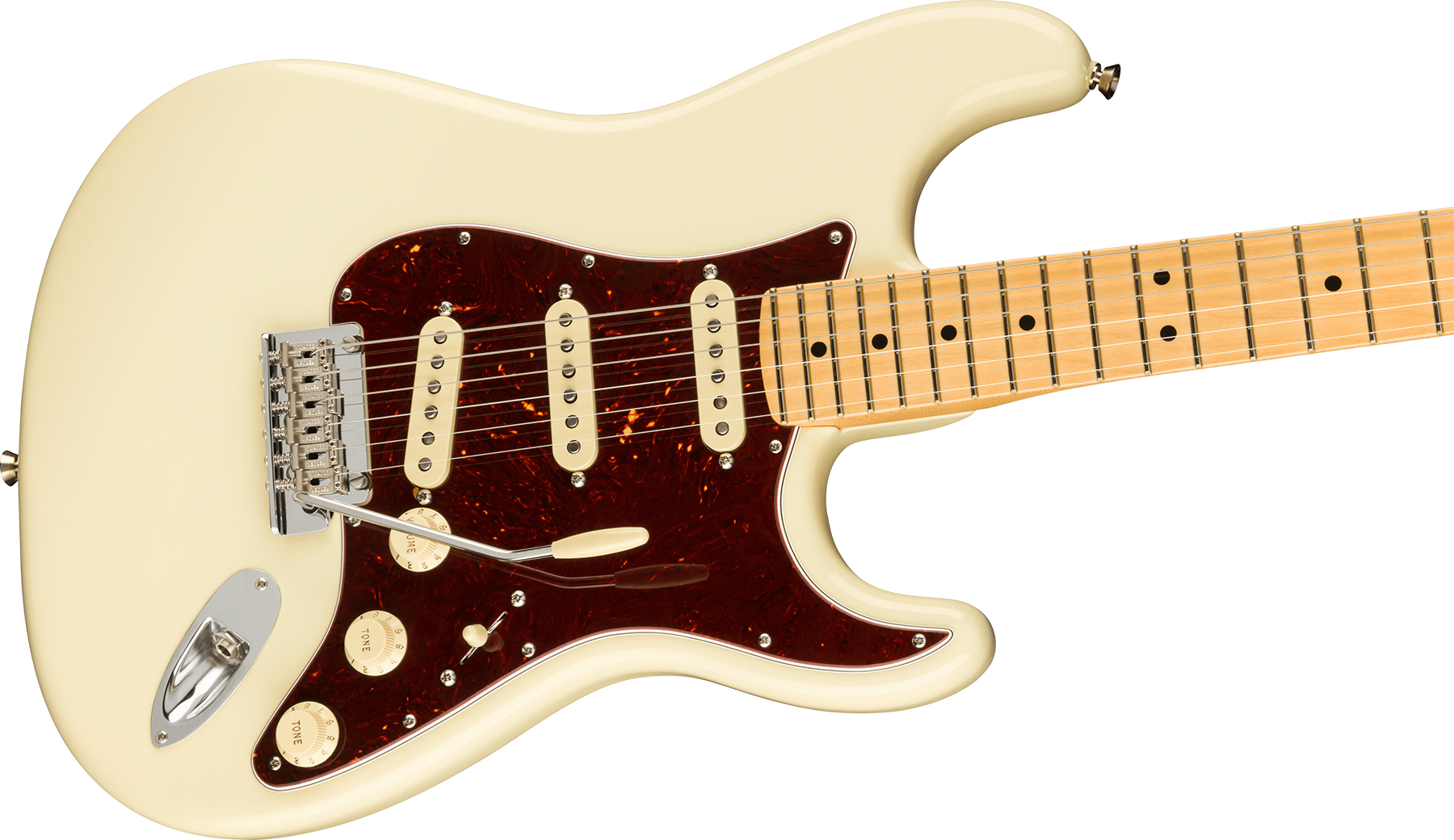 Fender Strat American Professional Ii Usa Mn - Olympic White - Str shape electric guitar - Variation 2