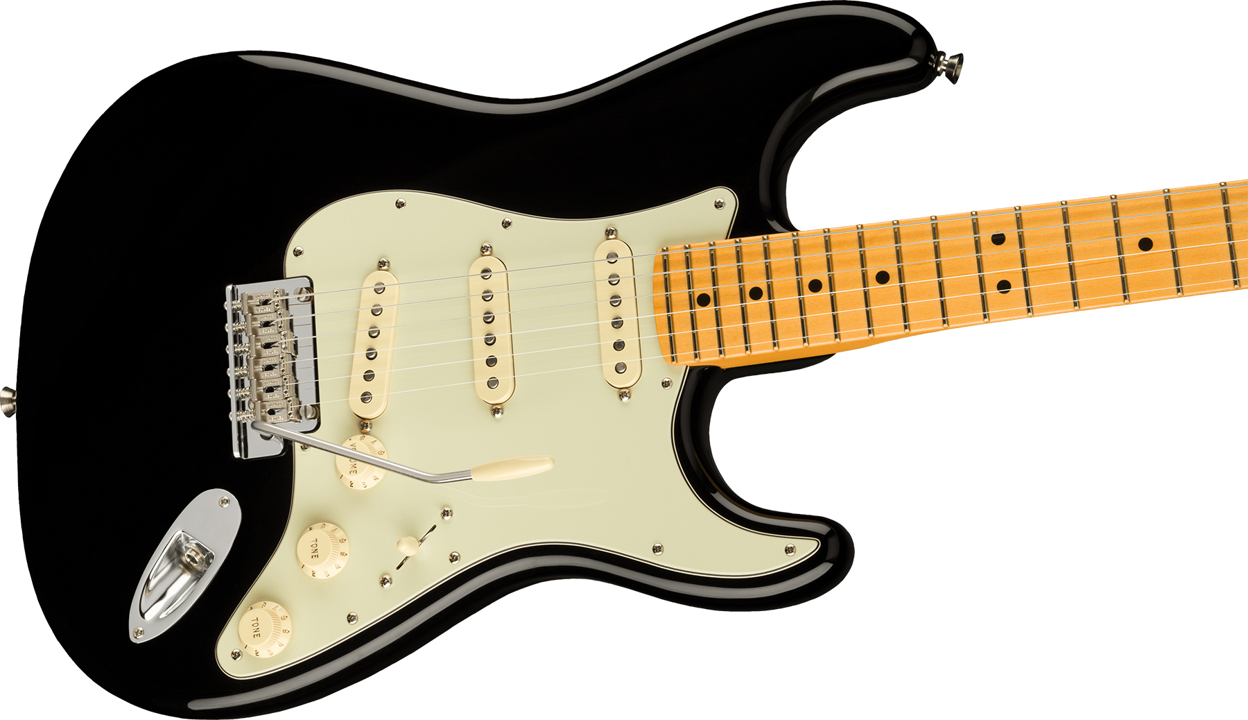 Fender Strat American Professional Ii Usa Mn - Black - Str shape electric guitar - Variation 2