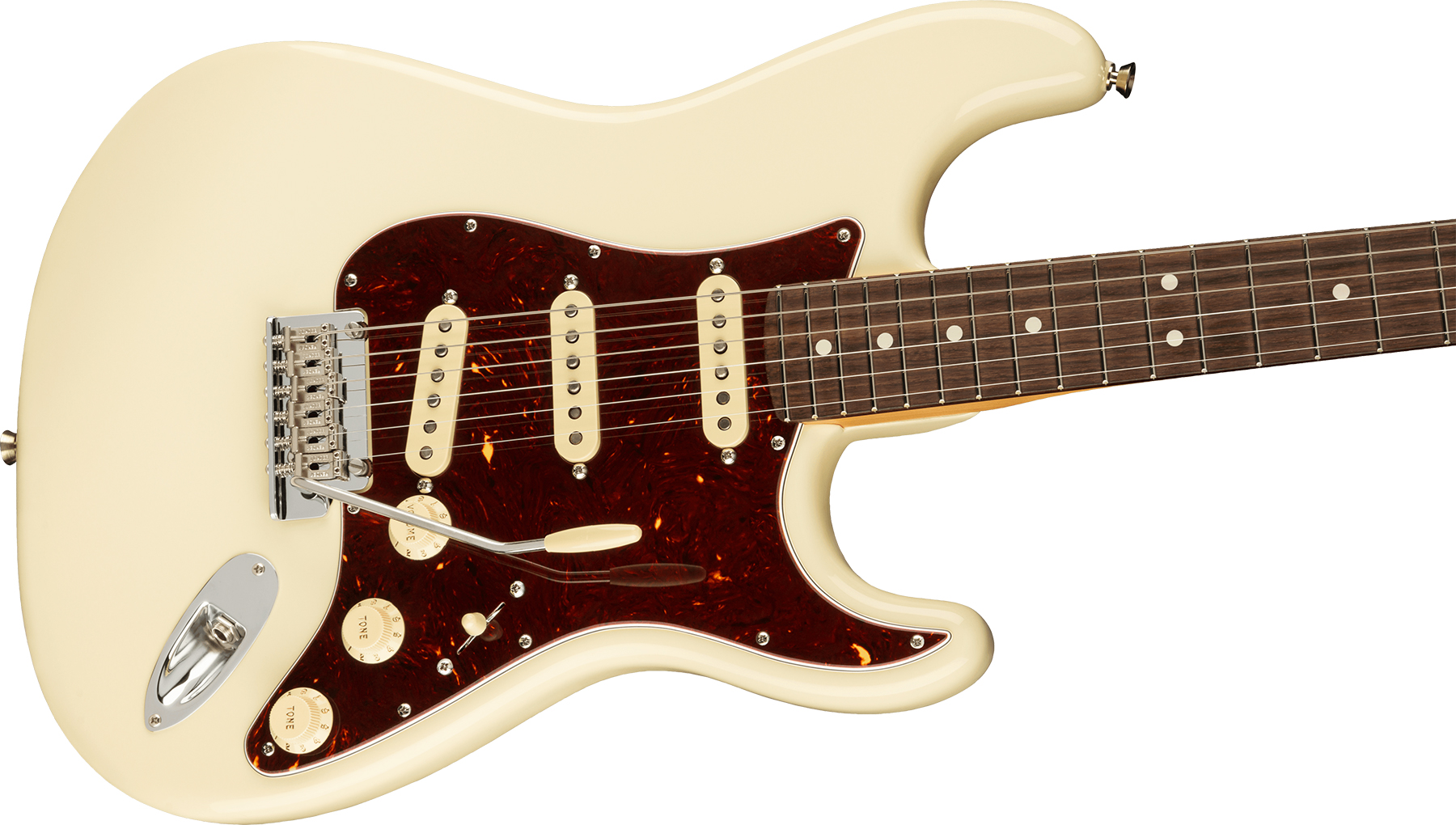 Fender Strat American Professional Ii Usa Rw - Olympic White - Str shape electric guitar - Variation 2