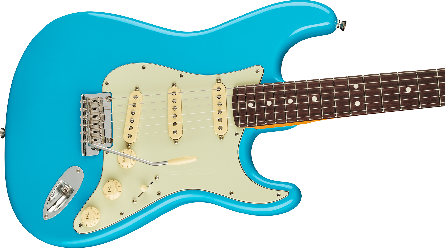 Fender Strat American Professional Ii Usa Rw - Miami Blue - Str shape electric guitar - Variation 2