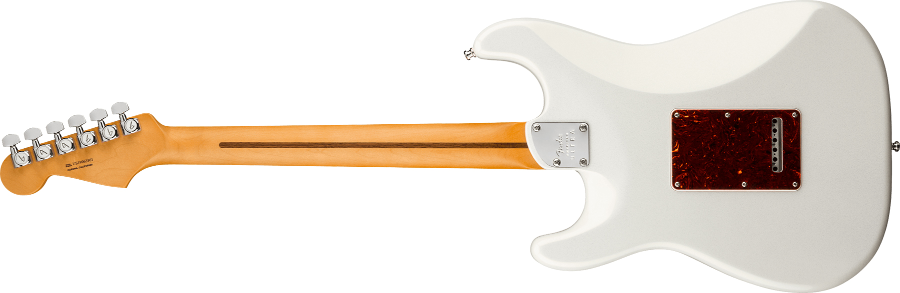 Fender Strat American Ultra Hss 2019 Usa Mn - Arctic Pearl - Str shape electric guitar - Variation 1