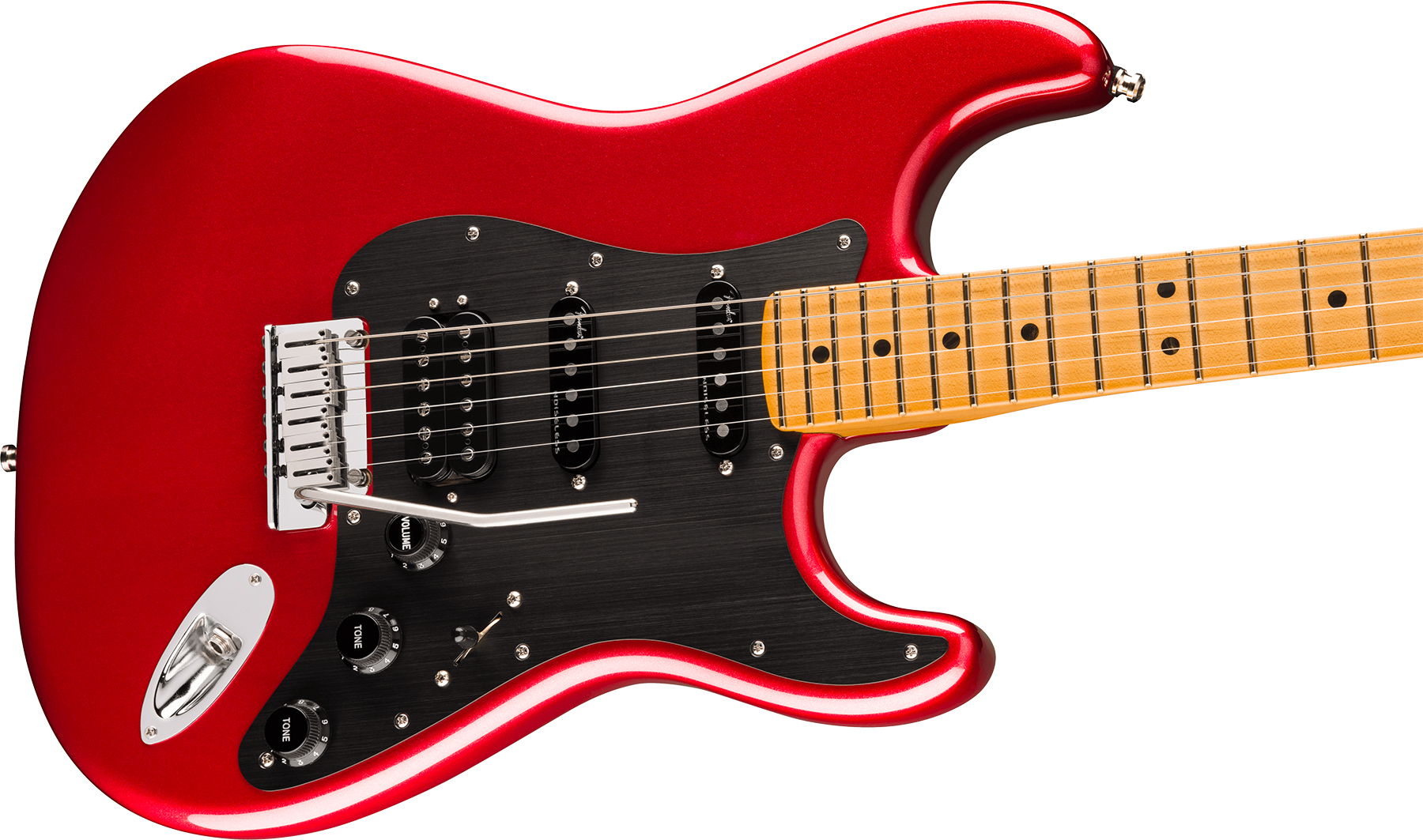 Fender Strat American Ultra Ii Hss Usa Trem Mn - Sinister Red - Str shape electric guitar - Variation 2