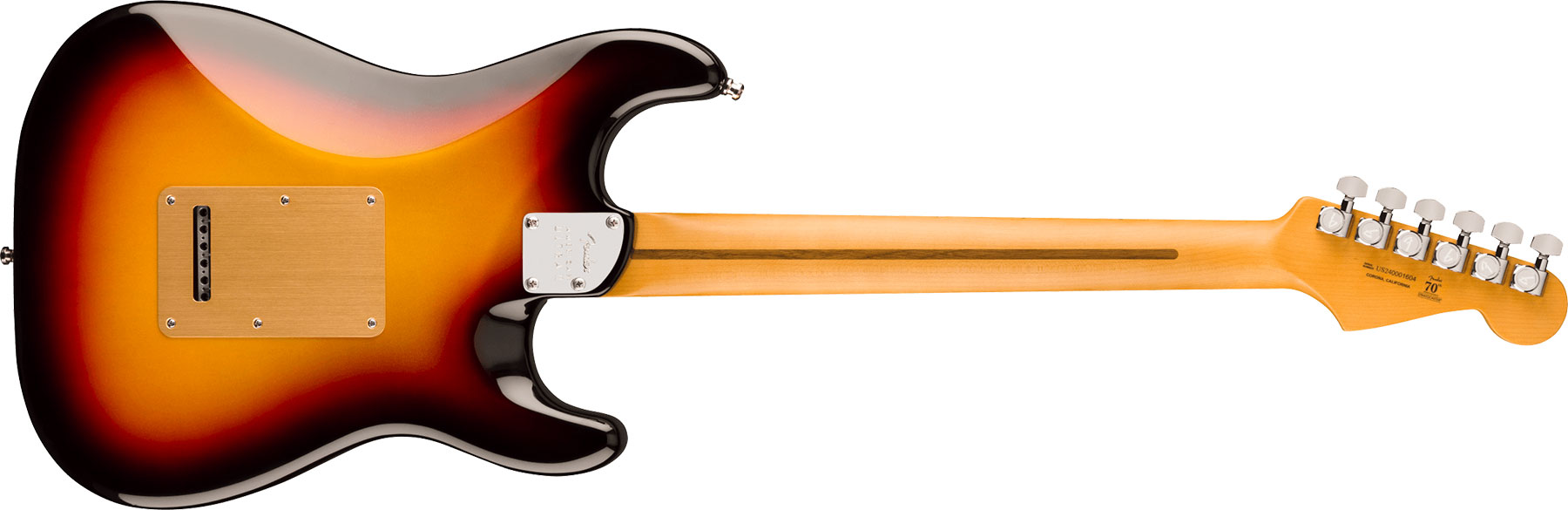 Fender Strat American Ultra Ii Lh Usa Gaucher Trem 3s Eb - Ultraburst - Str shape electric guitar - Variation 1