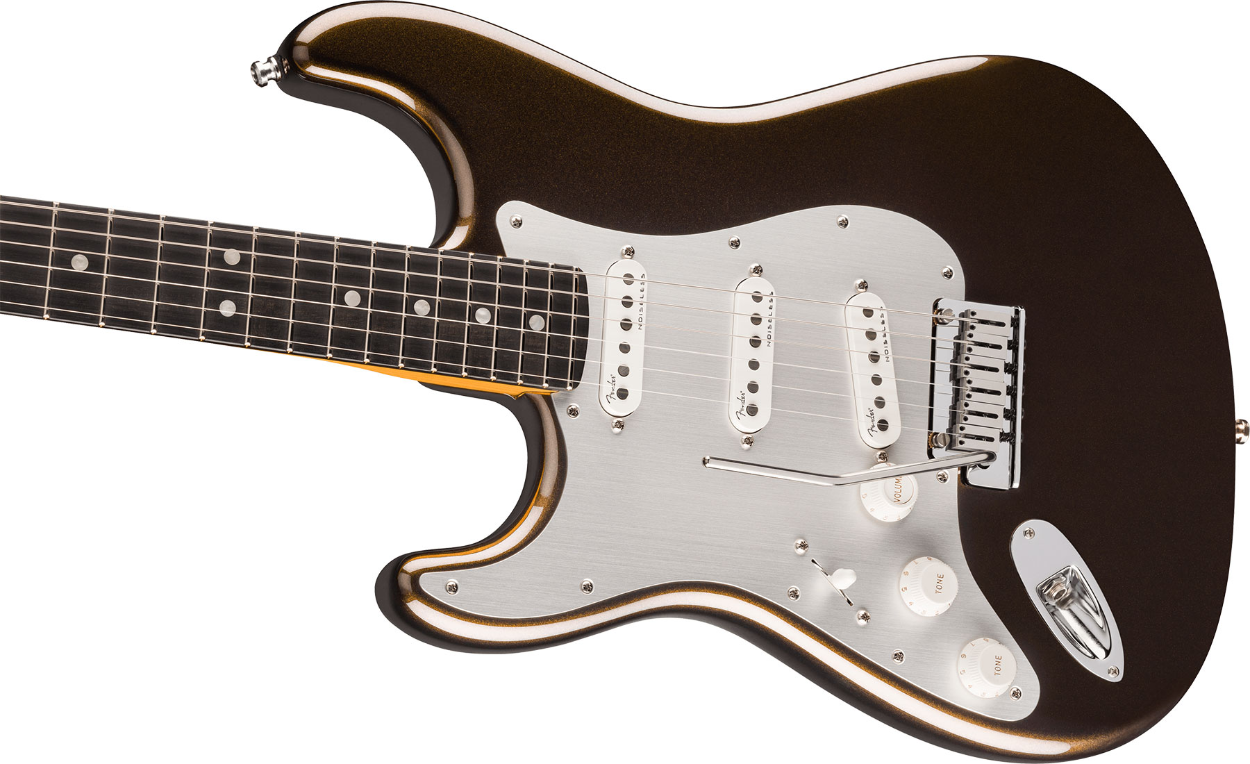 Fender Strat American Ultra Ii Lh Usa Gaucher Trem 3s Eb - Texas Tea - Str shape electric guitar - Variation 2