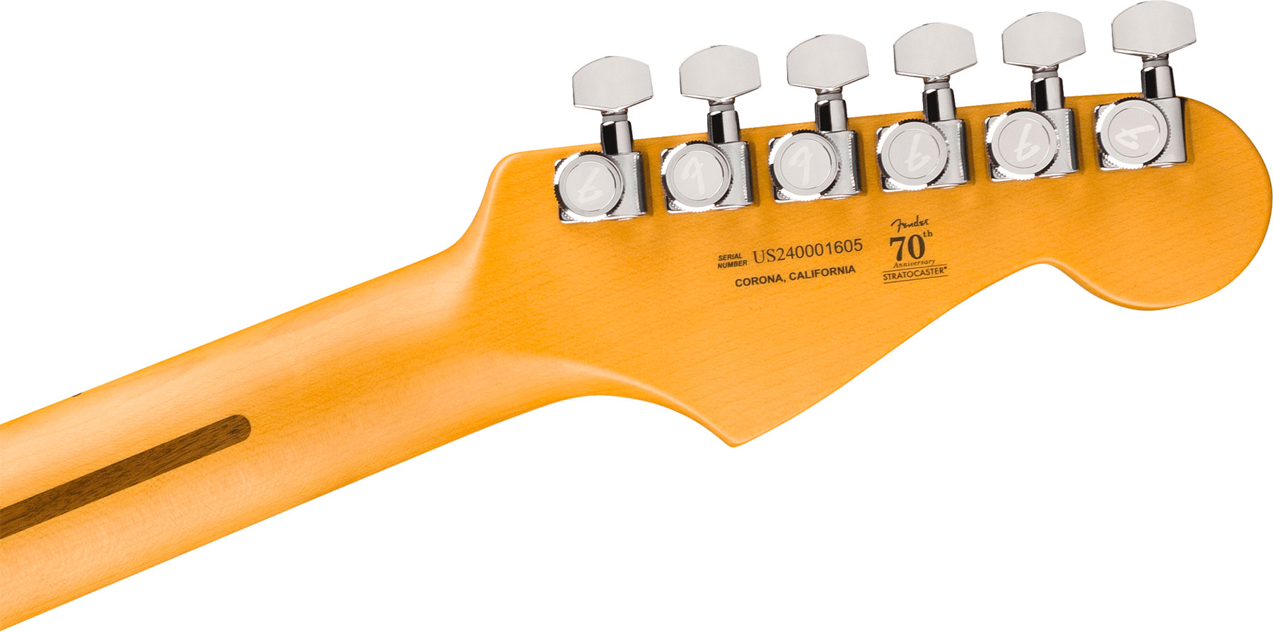 Fender Strat American Ultra Ii Lh Usa Gaucher Trem 3s Eb - Texas Tea - Str shape electric guitar - Variation 3