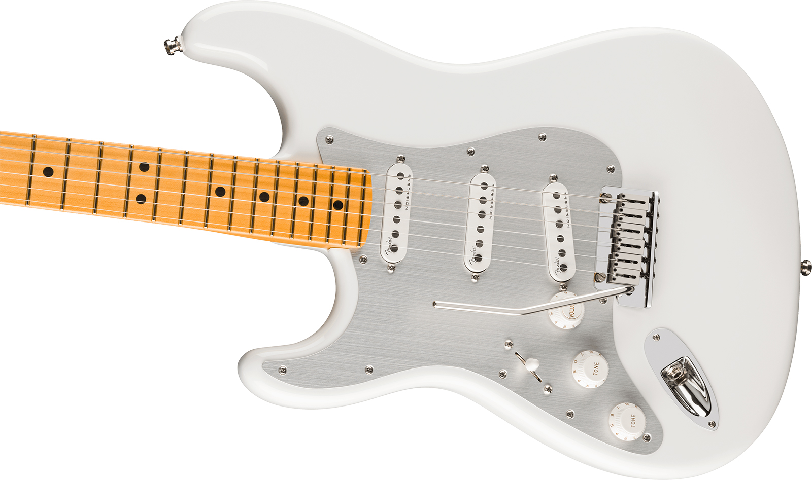 Fender Strat American Ultra Ii Lh Usa Gaucher Trem 3s Mn - Avalanche - Str shape electric guitar - Variation 2