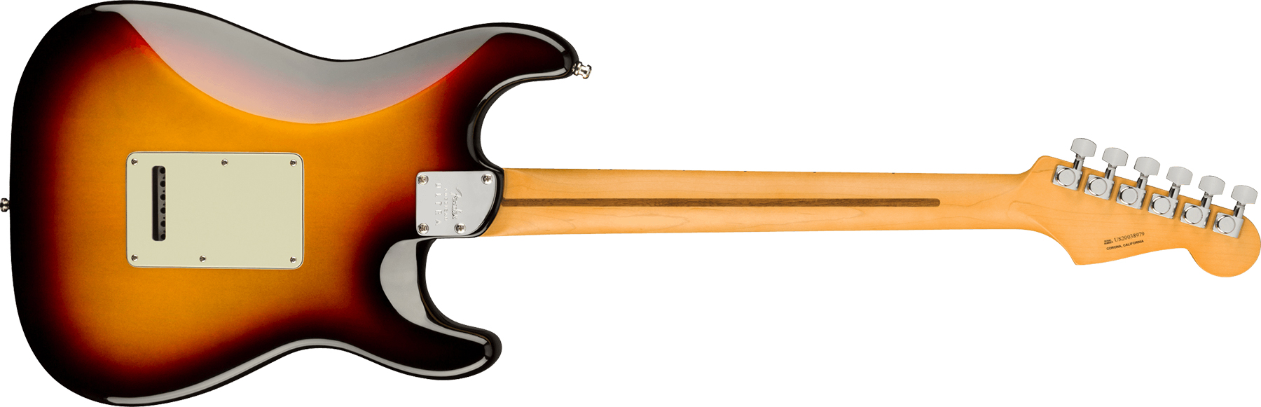 Fender Strat American Ultra Lh Gaucher Usa Mn +etui - Ultraburst - Left-handed electric guitar - Variation 1