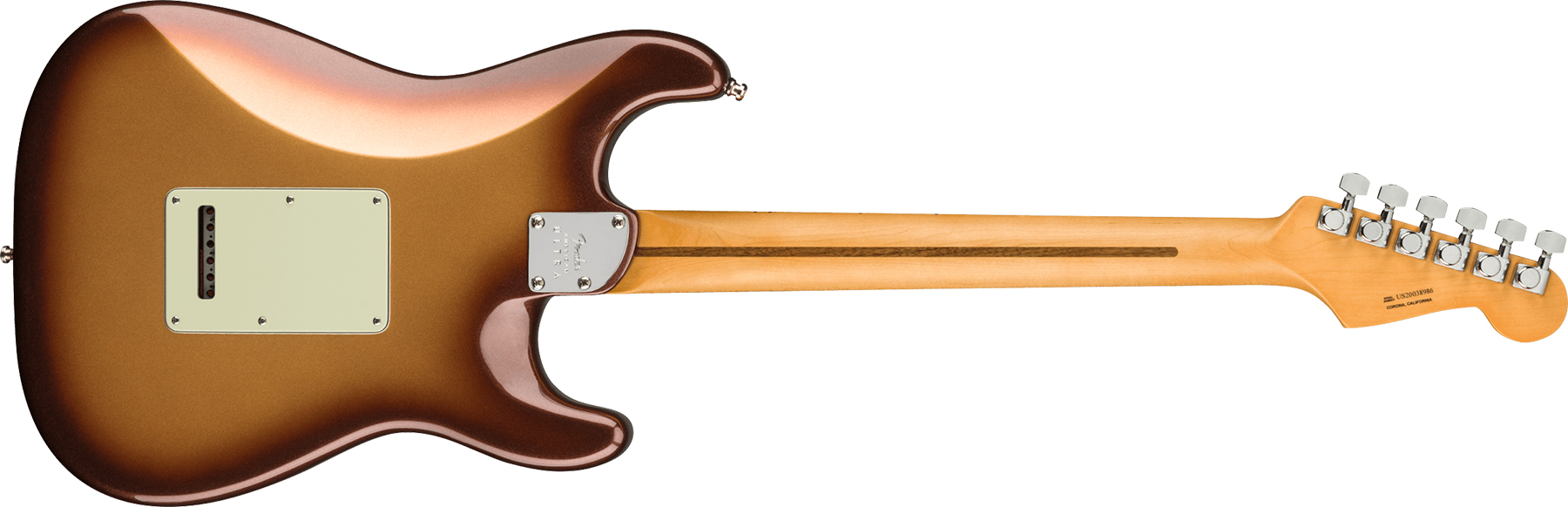 Fender Strat American Ultra Lh Gaucher Usa Mn +etui - Mocha Burst - Str shape electric guitar - Variation 1