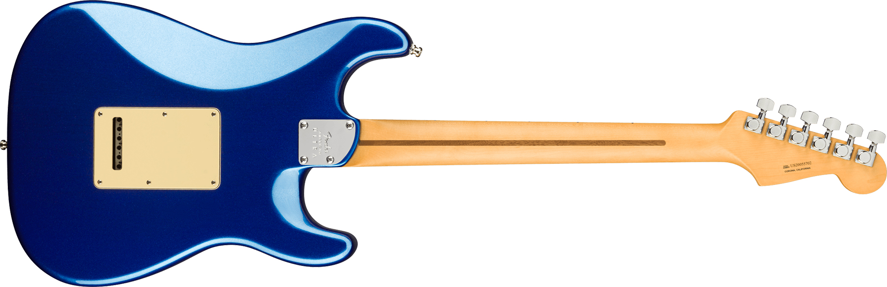 Fender Strat American Ultra Lh Gaucher Usa Mn +etui - Cobra Blue - Str shape electric guitar - Variation 1