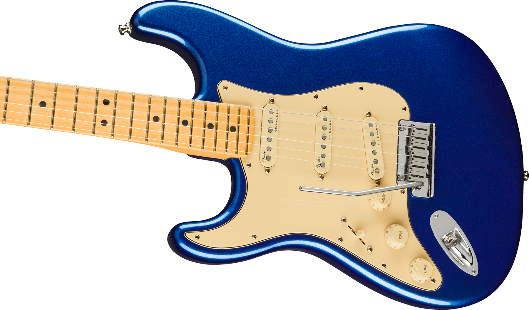 Fender Strat American Ultra Lh Gaucher Usa Mn +etui - Cobra Blue - Str shape electric guitar - Variation 2