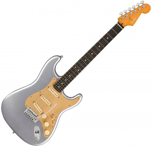 Solid body electric guitar Fender American Ultra Stratocaster Ltd (USA, EB) - Quicksilver