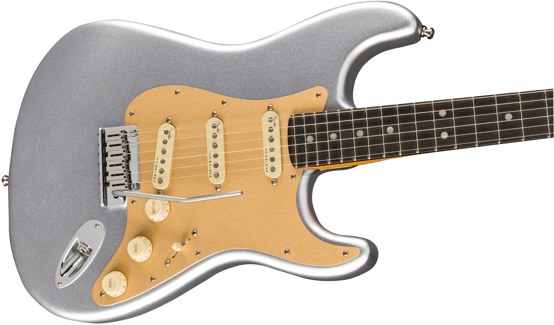 Fender Strat American Ultra Ltd Usa 3s Trem Eb - Quicksilver - Str shape electric guitar - Variation 2