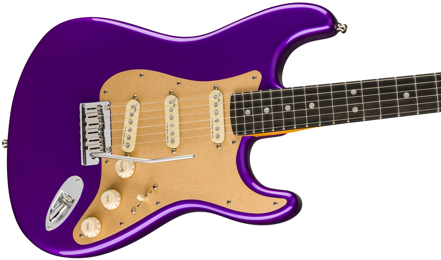 Fender Strat American Ultra Ltd Usa 3s Trem Eb - Plum Metallic - Str shape electric guitar - Variation 2