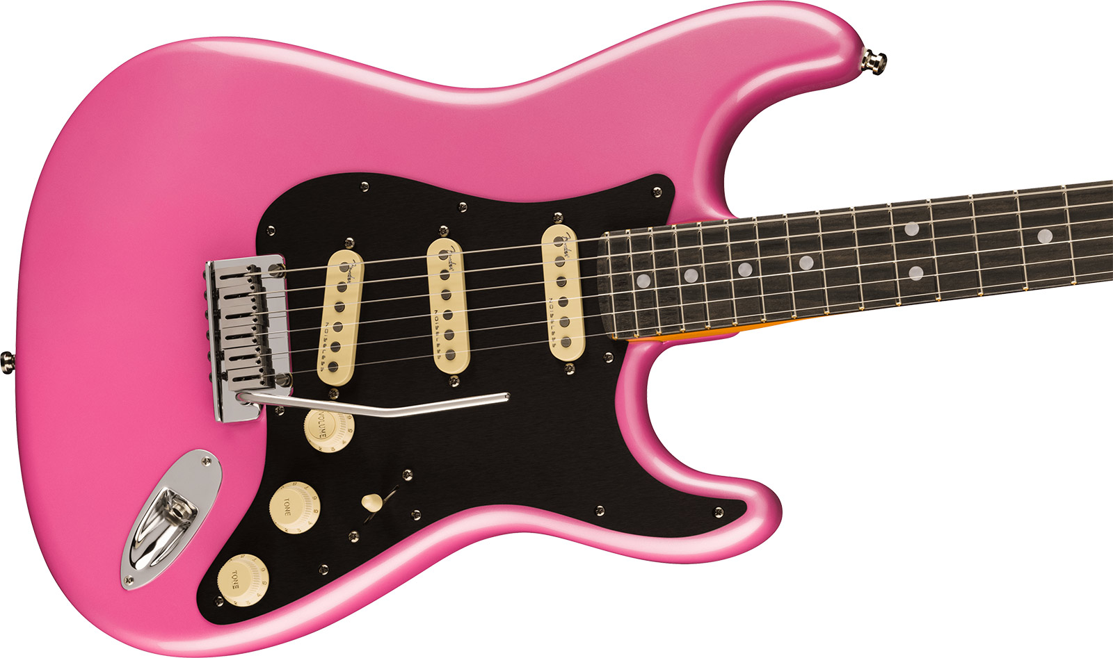 Fender Strat American Ultra Ltd Usa 3s Trem Eb - Bubble Gum Metallic - Str shape electric guitar - Variation 2