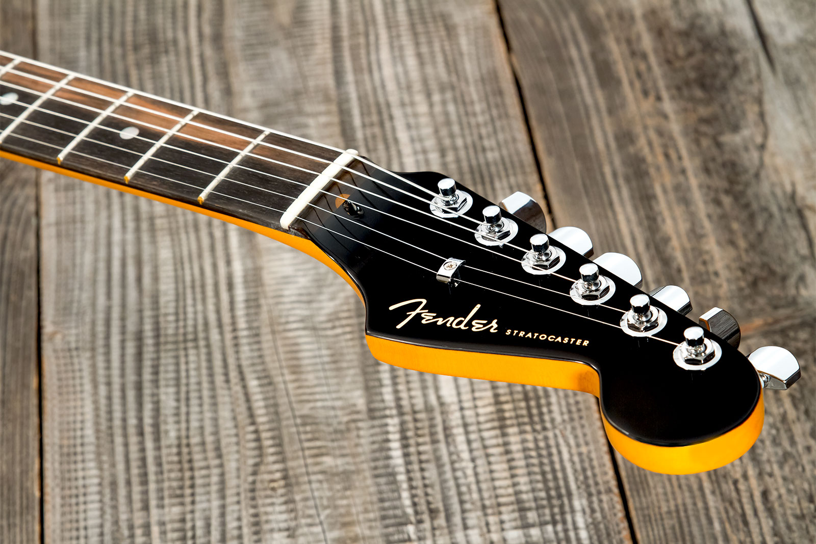 Fender Strat American Ultra Ltd Usa Hss Trem Eb - Umbra - Str shape electric guitar - Variation 6