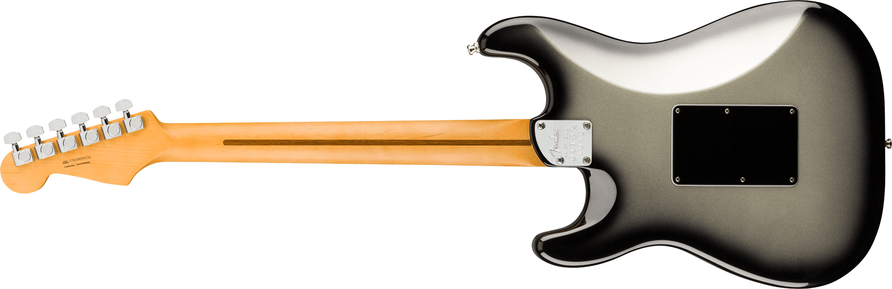 Fender Strat American Ultra Luxe Hss Floyd Rose Usa Fr Mn +etui - Silverburst - Str shape electric guitar - Variation 1