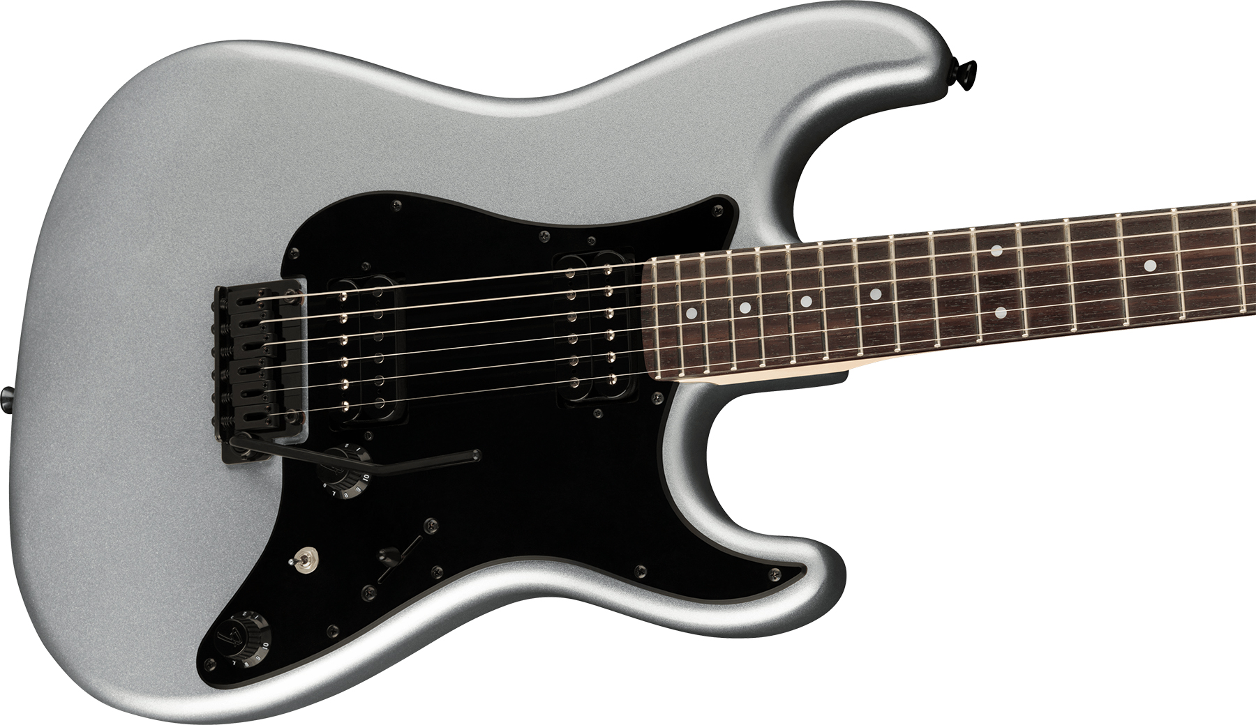 Fender Strat Boxer Hh Jap Trem Rw +housse - Inca Silver - Str shape electric guitar - Variation 2