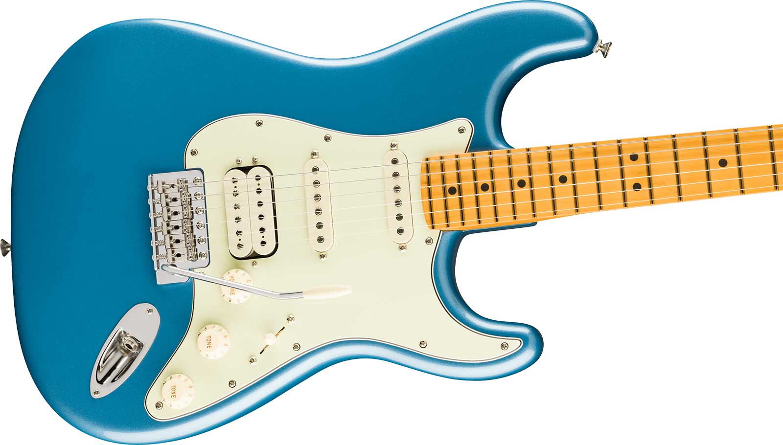 Fender Strat Classic Hss American Pro Usa Trem Mn - Faded Lake Placid Blue - Str shape electric guitar - Variation 2