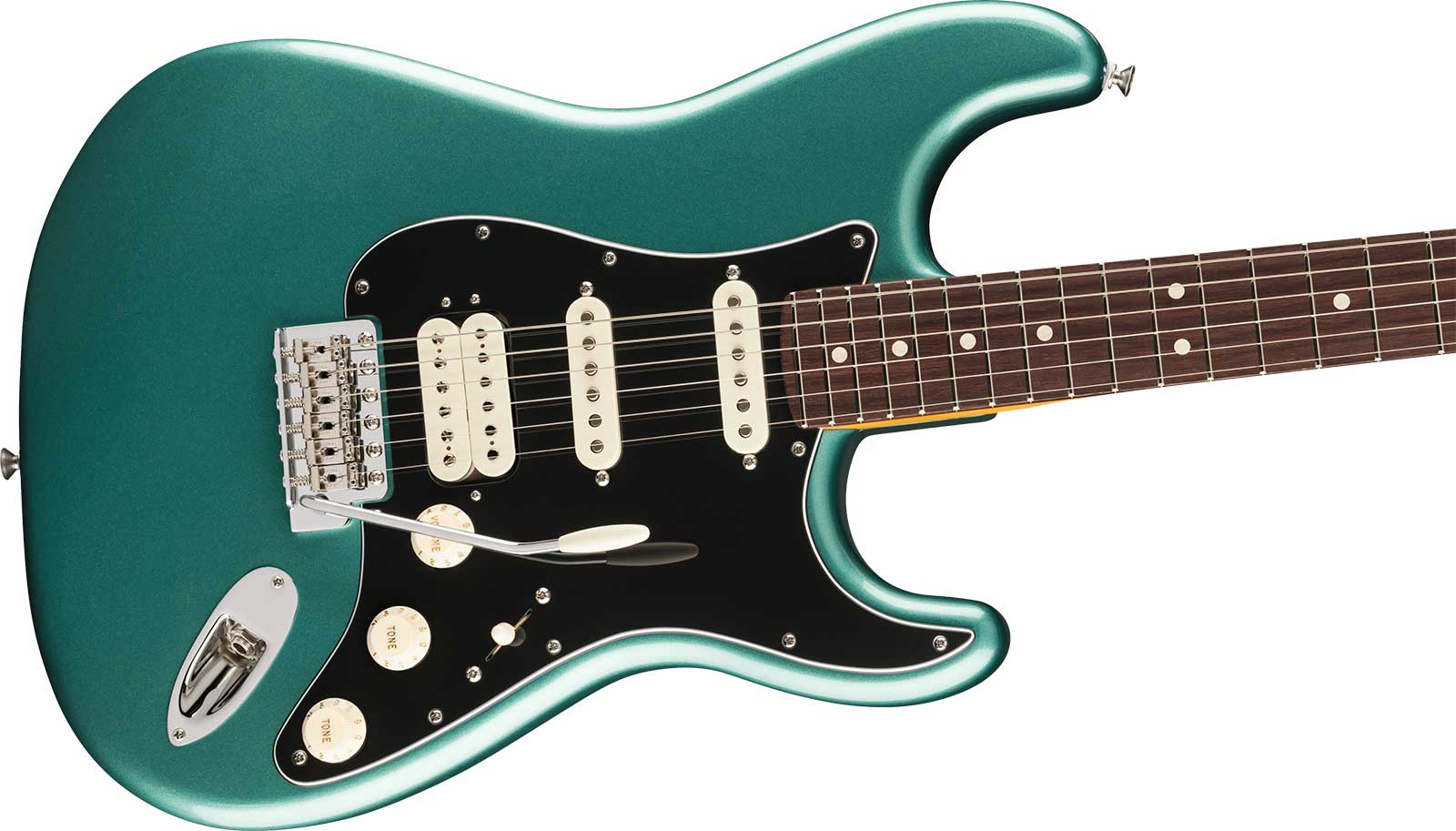 Fender Strat Classic Hss American Pro Usa Trem Rw - Faded Sherwood Green Metallic - Str shape electric guitar - Variation 2