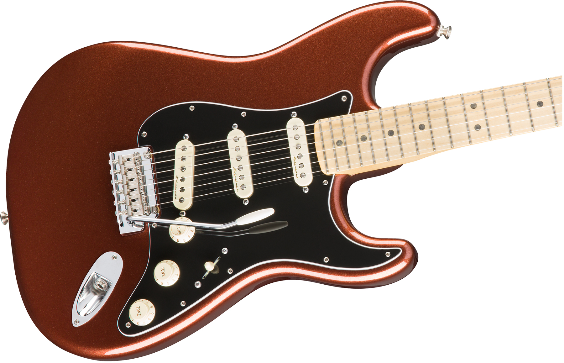 Fender Strat Deluxe Roadhouse Mex Mn - Classic Copper - Str shape electric guitar - Variation 2