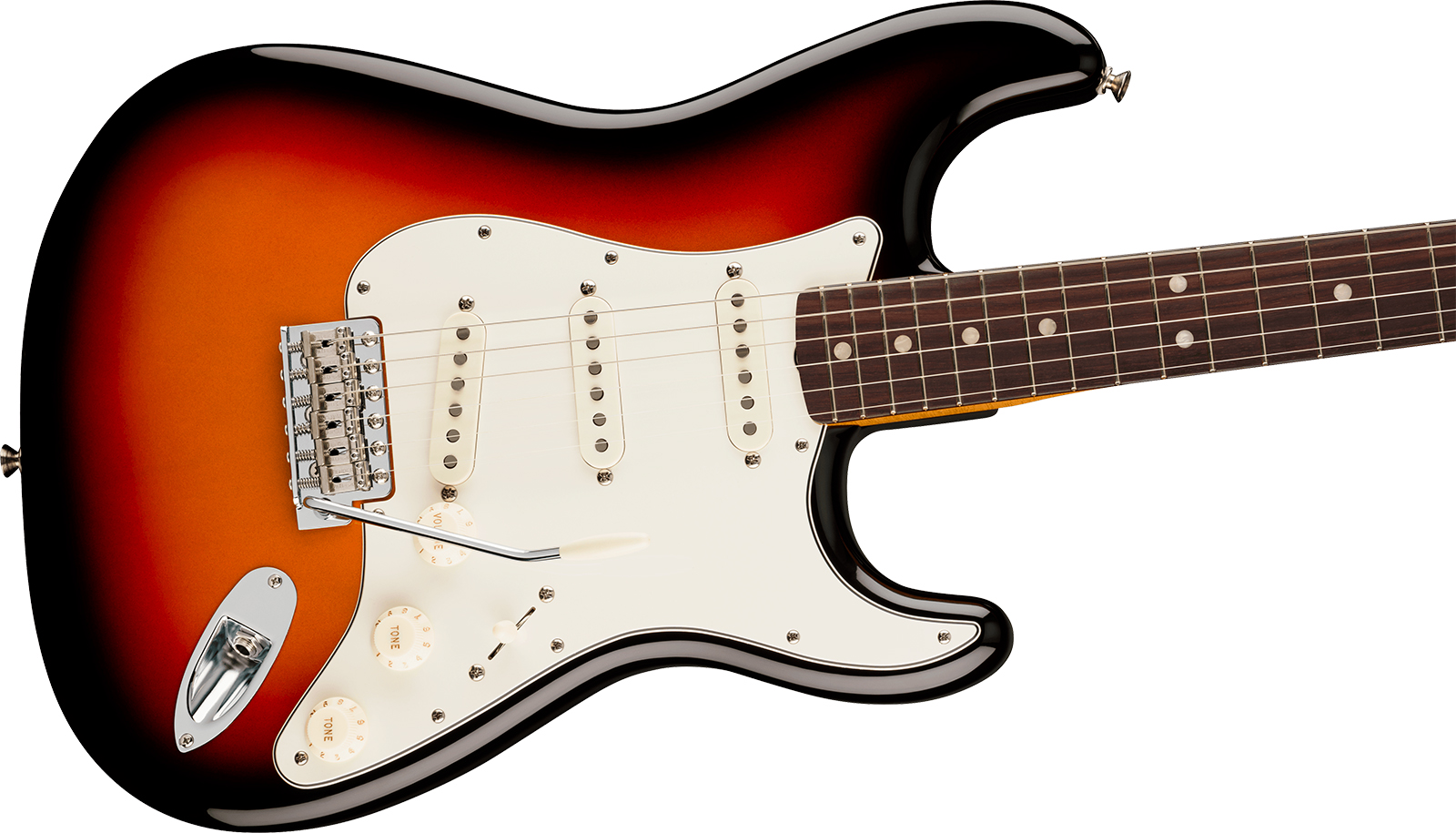 Fender Strat Early 60s Vintera 3 Mex 3s Trem Rw - 3-color Sunburst - Str shape electric guitar - Variation 2