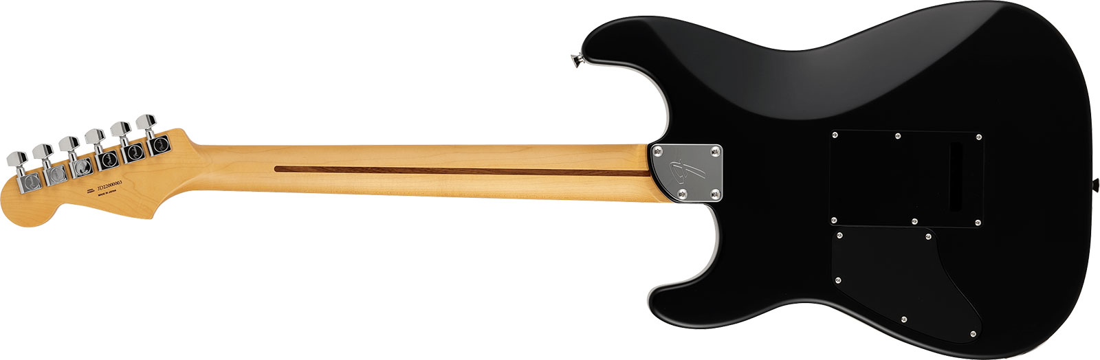 Fender Strat Elemental Mij Jap 2h Trem Rw - Stone Black - Str shape electric guitar - Variation 1
