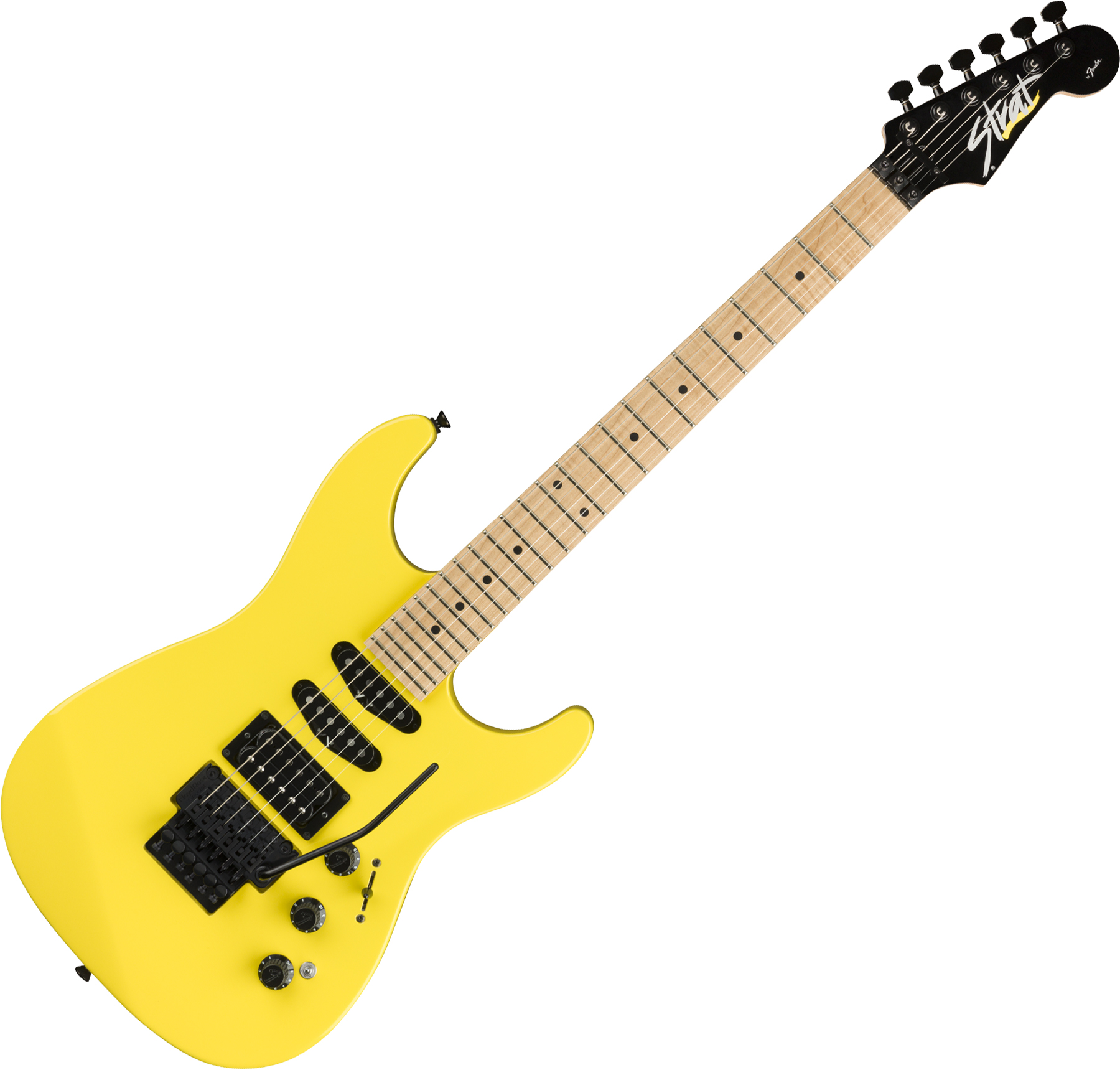 Fender HM Strat Ltd (Japan, MN) frozen yellow Solid body electric