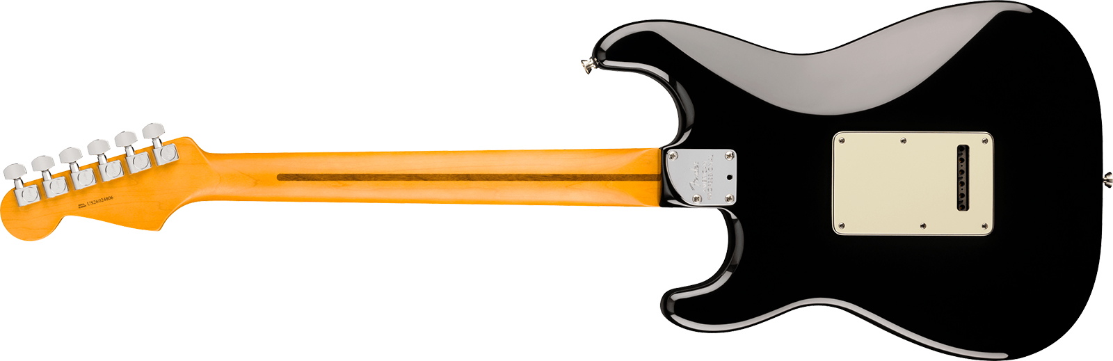 Fender Strat Hss American Pro. Usa Hss Trem Mn - Black - Str shape electric guitar - Variation 1