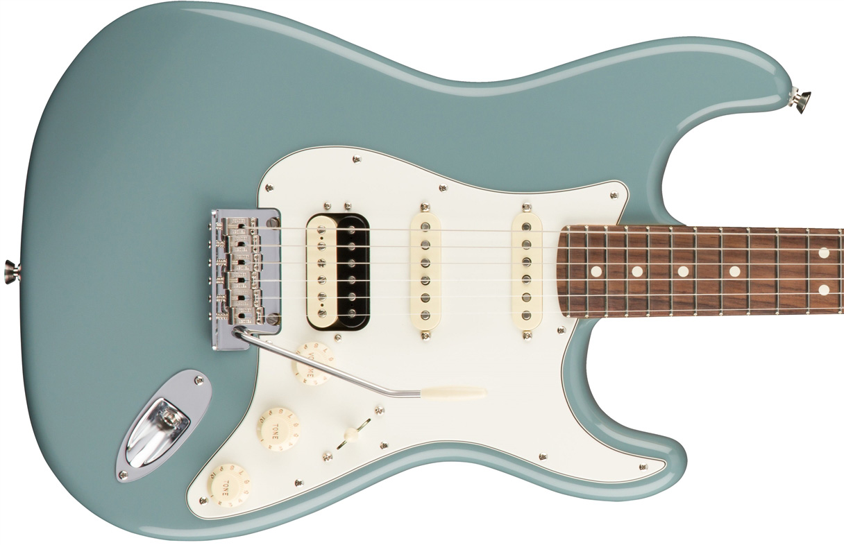 Fender Strat Hss Shawbucker American Professional Usa Rw - Sonic Grey - 12 string electric guitar - Variation 1