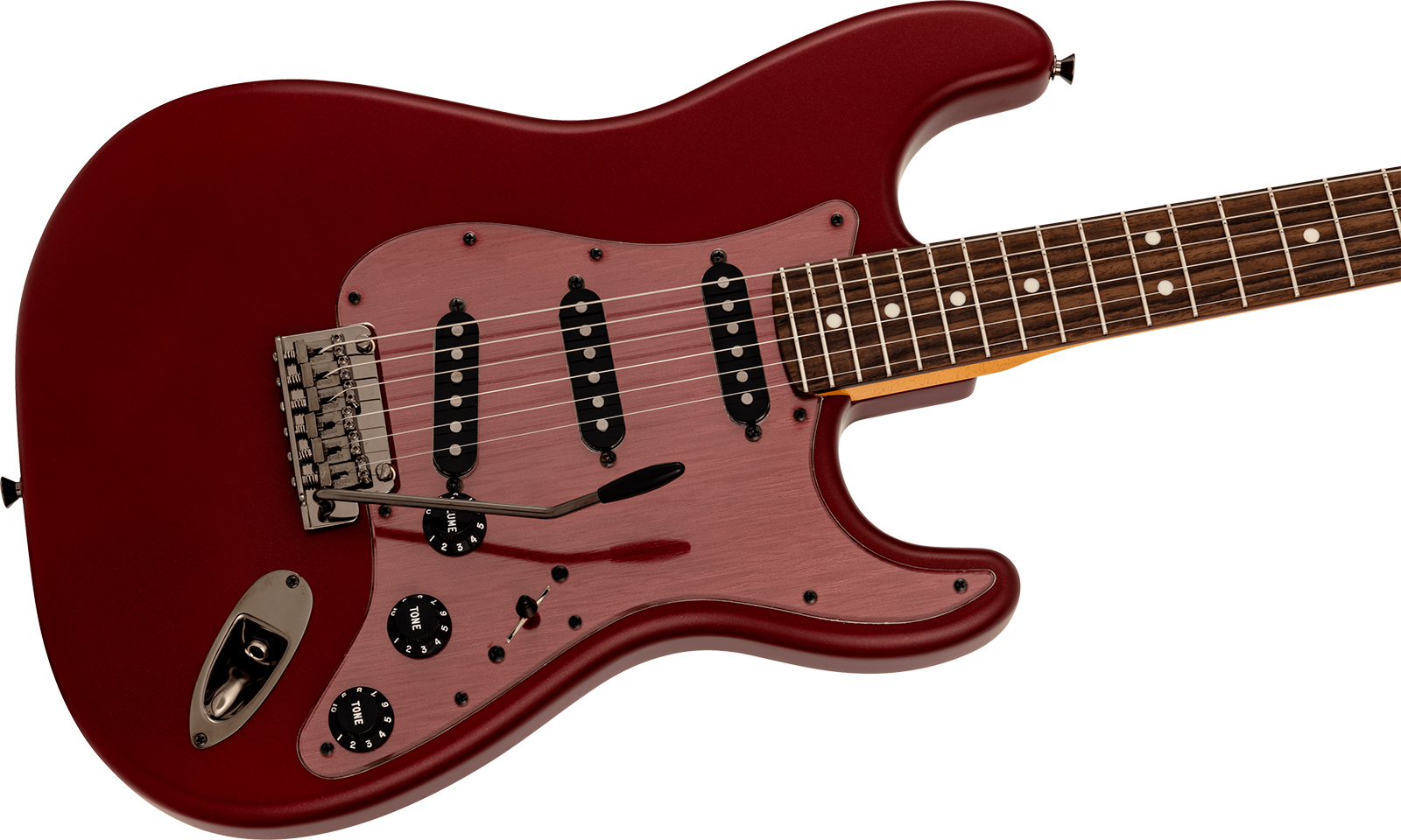 Fender Strat Hybrid Ii Mij Ltd Jap 3s Trem Rw - Matte Inferno Red - Str shape electric guitar - Variation 2