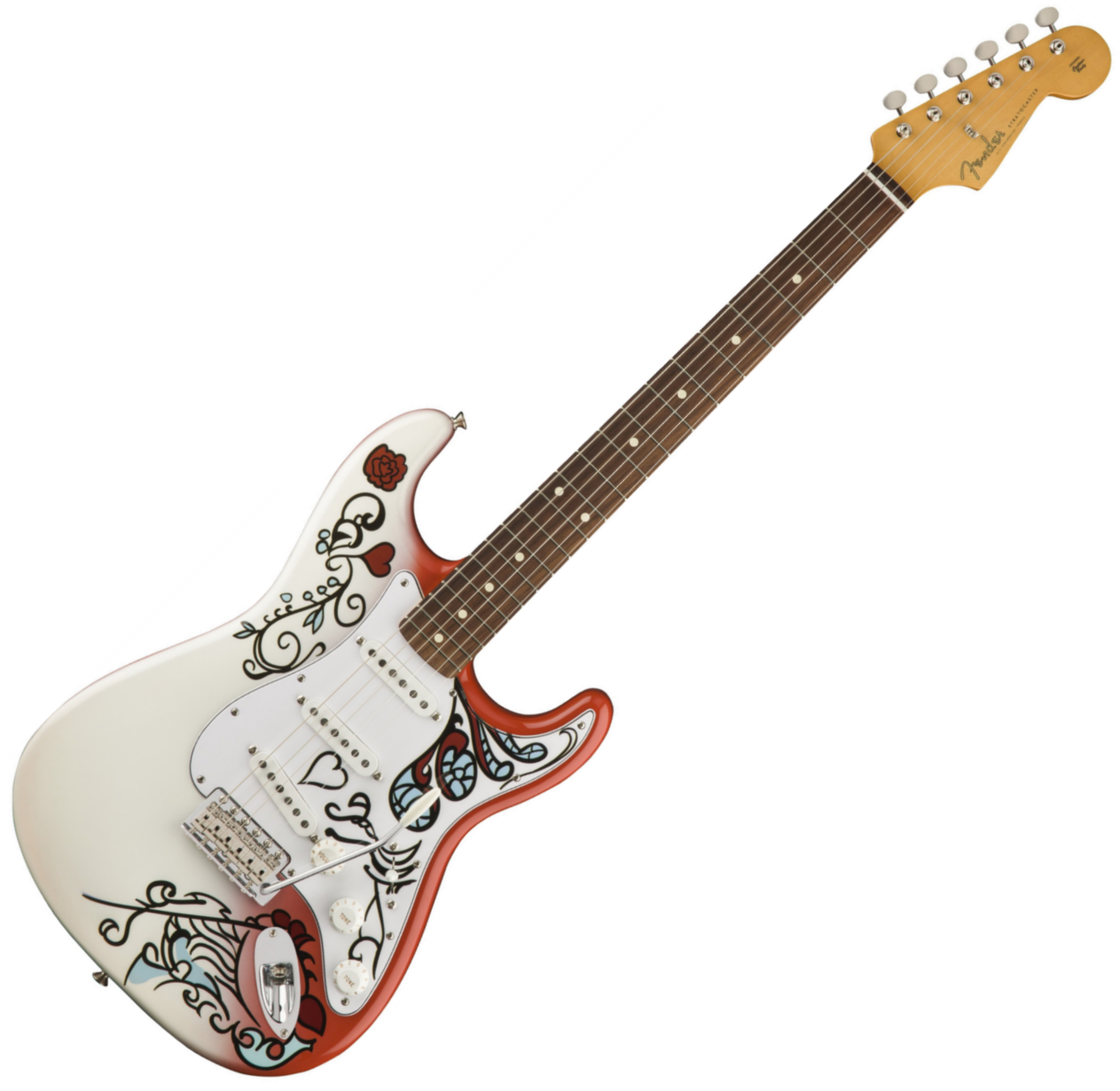 Fender Jimi Hendrix Stratocaster Monterey - hand painted custom ...