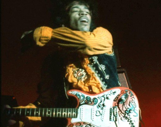 Fender Strat Jimi Hendrix Monterey Mex Sss Pf - Hand Painted Custom - Tel shape electric guitar - Variation 5