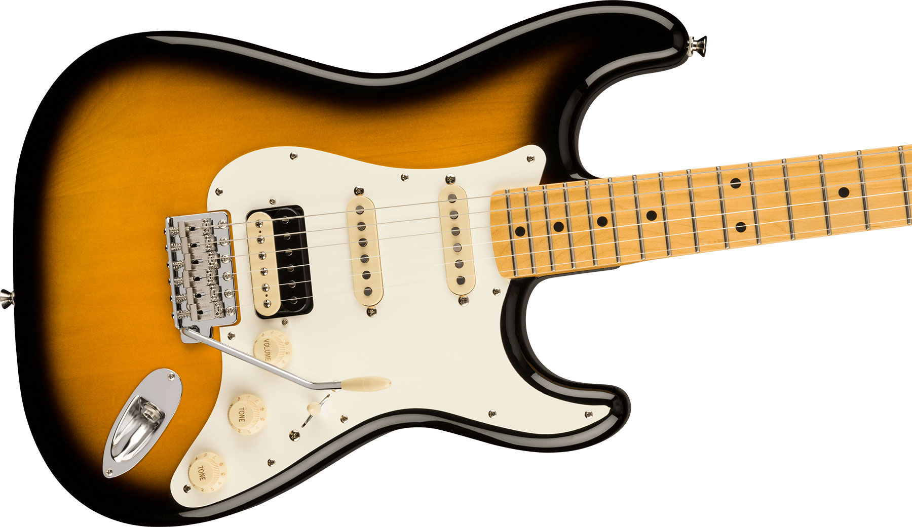 Fender Strat Jv Modified '50s Jap Hss Trem Mn - 2-color Sunburst - Str shape electric guitar - Variation 2