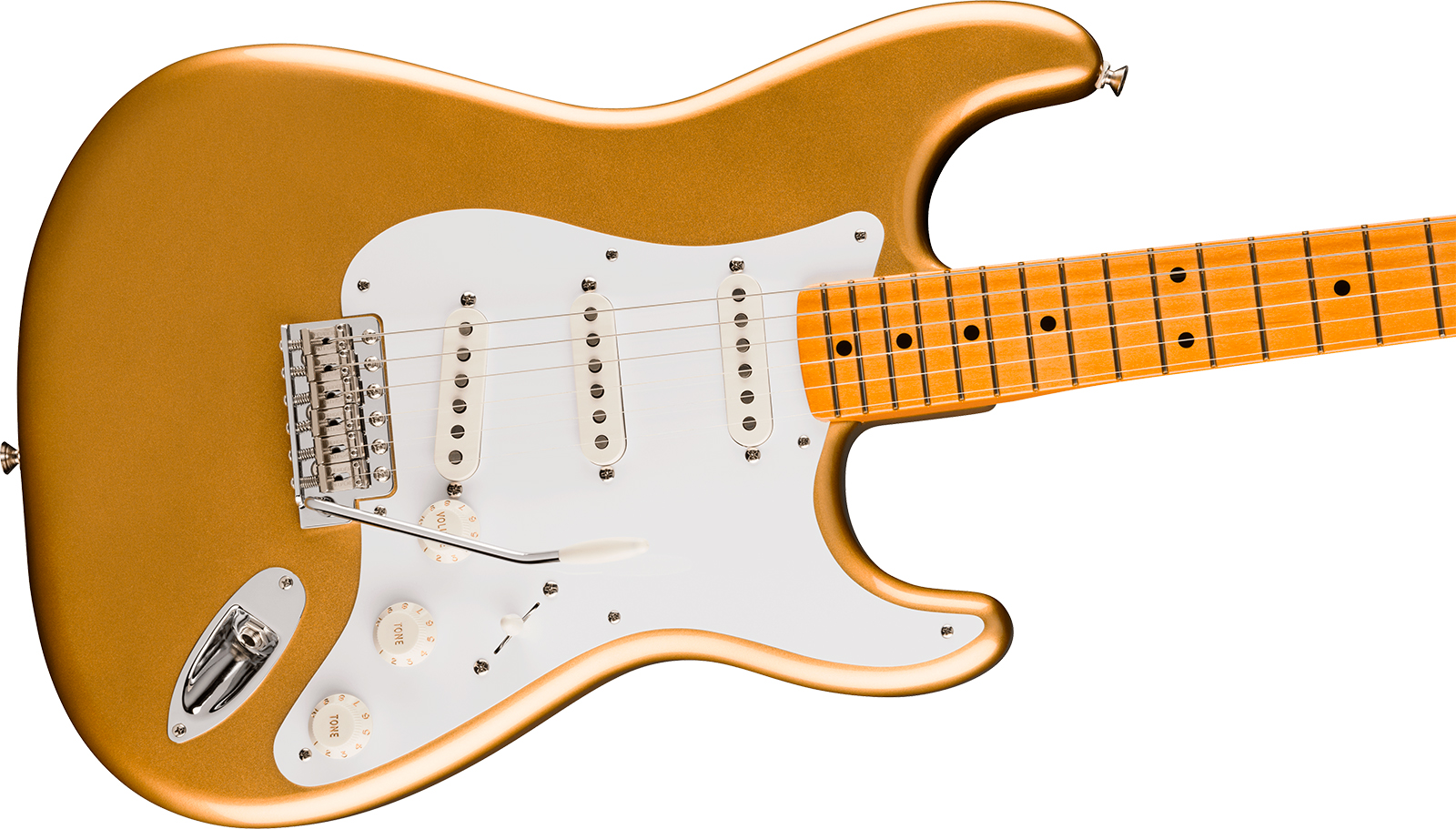 Fender Strat Late 50s Vintera 3 Mex 3s Trem Mn - Aztec Gold - Str shape electric guitar - Variation 2